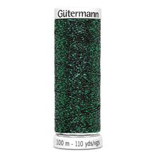 Gütermann Sparkly groen naaigaren - 100 meter - col. 9935